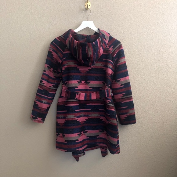 Anthropologie Tabitha Leona Aztec Wrap Coat - Picture 7 of 8